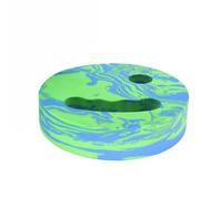 SheerFaring Board Swim Kickboard Paddle Float Hand Board With Contoured Handle Dense Eva Foam For Form Support And Balance Training Suitable for beginners adults , Blue Green