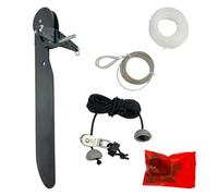 SheerFaring Boat Steering Rudder Stern Navigation Kayak Steering Guide Tough Nylon Blade Smooth Function Suitable for Sea Fishing Outdoor Water Activities, Tail Rudder SET
