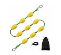 SheerFaring Boat Tow Rope Professional Tube Tow Cord Enhanced Stability Braided Rope Rust- Stainless Hooks Visible Floating Buoys Suitable for Family Recreation Holidays