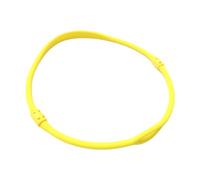 SheerFaring Breathing Necklace Flexible Attachment Bungee Accessory Diving for Club Trips Leisure Underwater Training, Yellow, 25cm