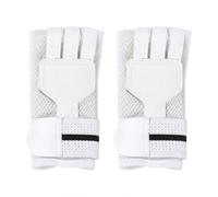 SheerFaring Digit-Separated Wrist-Support Glove Breathable Mesh Workout Glove with Padded Panel Gym Gloves with Wrist Strap for Artists
