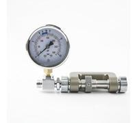 SheerFaring Diving Valve Adjuster Scuba Regulator Tool Second Stage Wrench Tuning Driver Portable Size for On The Go Servicing, 2nd Stage Regulator Adjustment Tool with Mechanical Gauge