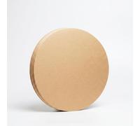 SheerFaring Drawing Card Paper Round Art Paper, 29cm Kraft Cardboard 200g 25 Sheets/Pack