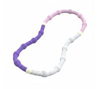 SheerFaring Fitness Hoop Weighted Exercise Hoop Core Ab Alloy Steel PVC Foldable Easy Setup Smooth Pressure suitable for home fitness daily exercise dance, 2KG Recommended For 90-180 Jin
