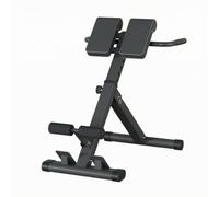 SheerFaring Foldable Exercise Bench Roman Chair Hyperextension Bench Extension Machine With Stable Steel Base And PU Leather Padding Multi Height Adjustments And