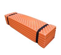 SheerFaring Foldable Foam Camping Mat, Foldable Beach Tent Sleeping Mat, Pillow, Orange