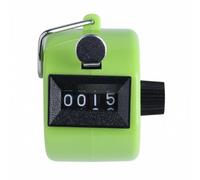 SheerFaring Golf Score Counter Palm Tally With Smooth Reset Knob Shell And Metal Interior With Stable Loop Suitable for golf rounds inventory counts crowd control training , Green