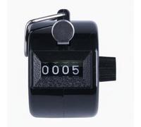 SheerFaring Golf Score Counter Palm Tally With Smooth Reset Knob Shell And Metal Interior With Stable Loop Suitable for golf rounds inventory counts crowd control training , Black