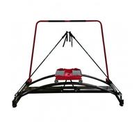 SheerFaring Indoor Skiing Simulator Exercise Training Machine Upright Support Fitness Base Movement Balance Handles Indoor Workout Suitable for Adults