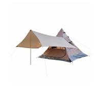 SheerFaring Outdoor Shelter Pyramid Tent Teepee Group Camping Sleeping Comfortable Waterproof Oxford Single Layer Structure Suitable for gift giving weekend camping