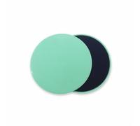 SheerFaring Pilates Sliding Disc Exercise Glider Workout Pad With Carpet Glide And For Stable Control suitable for home travel fitness rehabilitation training, Green