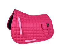 SheerFaring Saddle Pad for Horses, Non-slip for Bareback Riding, with Pocket, Riding Accessories for Trail Rides, Pink