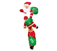 SheerFaring Santa Decoration with Gift Bag | Outdoor, Climbing Santa with Rope, Festive, Christmas Inflatable, for Lawn, Homeowners