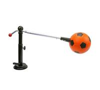 SheerFaring Soccer Training Equipment Soccer Device Kicking Tool Practice Gear Control Aid Compact Single Unit With Suction Cup Base suitable for solo practice apartment workouts training, Orange
