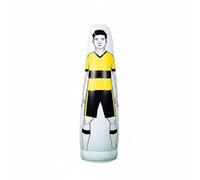 SheerFaring Soccer Training Inflatable Opponent Mannequin Athletic Training Gear PVC Material with Reinforced Handles Quick Setup Suitable for Team Practice Individual Skills, Yellow, 205cm