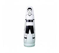 SheerFaring Soccer Training Inflatable Opponent Mannequin Athletic Training Gear PVC Material with Reinforced Handles Quick Setup Suitable for Team Practice Individual Skills, White, 175cm
