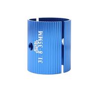 SheerFaring Stem Adapter, Handlebar Washer, Size Reducer: Easily Change Your Handlebar/stem Size with This Bushing, Without Changing The Stem, Blue 31.8-35mm