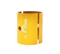 SheerFaring Stem Adapter, Handlebar Washer, Size Reducer: Easily Change Your Handlebar/stem Size with This Bushing, Without Changing The Stem, Gold 31.8-35mm