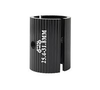 SheerFaring Stem Adapter, Handlebar Washer, Size Reducer: Easily Change Your Handlebar/stem Size with This Bushing, Without Changing The Stem, Black 25.4-31.8mm