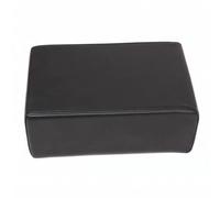 SheerFaring Stretching Support Pilates Block Fitness Block Exercise Block With Microfiber Leather And Wooden Support Core Suitable for Floor Exercises Strength, Black
