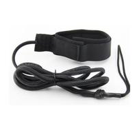 SheerFaring Surfboard Leash Ankle Strap Coiled Cord Tether With Cushioned Hook And Loop Cuff Stretch Up To 218cm For Control suitable for use lake cruis shore practice, Black