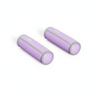 SheerFaring Women Fitness Dumbbell Neoprene Sand Filled Exercise Hand Weight Comfortable Secure Resistance for Cardio Suitable for, Purple, 1kg X 2