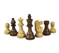 Sheesham French Lardy Staunton Chess Pieces 3 Inch