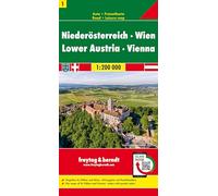 Sheet 1, Lower Austria - Vienna Road Map 1:200 000: Wegenkaart 1:200 000