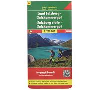 Sheet 6, Federal State Salzburg - Salzkammergut Road Map 1:200 000: Toeristische wegenkaart 1:200 000