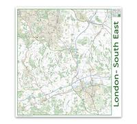Sheet 9. London South East Map 134cm x 139cm (53in x 55in)