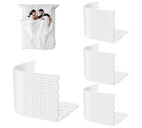 Sheet Fasteners, Bed Sheet Holder, 4 x Adjustable Bed Protector Holders, Sheet Care to Hold Sheets on the Bed, Bed Sheet Fasteners, Non-Slip for Keep Sheets Tight and Tight