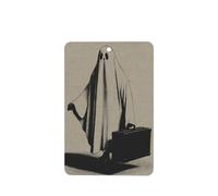 Sheet Ghost Carrying A Suitcase Car Air Fresheners 4 Pcs Hanging Scented Cards Fragrance Scented Cards For Car Aromatherapy Tablets