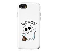 Sheet Happens Funny Ghost Pun Case for iPhone SE (2020) / 7/8