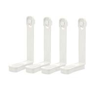 Sheet Holders, Bedspread Corner Grippers Set of 4, Adjustable Elastic Fasteners with Non-Slip Metal Clips, Mattress Sheet Straps for Fitted Bedding, Home Hotel Dorm, Secure Tight Fit Solution