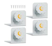 Sheet Holders - Quick Install Fastener Clips with L Shape Lock Design, Secure Bed Sheet Grippers for Campers Bunk Beds Hotels Guest Rooms Dorms Travel RV Nursery Bedrooms 2.76x3.98 inches