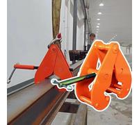 Sheet Lifting Tool Clamp for Carrying, Vertical Plate Clamp Transporting Tool, Granite Slab Moving Equipment with Secure Grip, Countertop Jig,Orange-XXX-Large