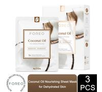 FOREO Farm to Face Sheet Mask Coconut Oil nourishing sheet mask 3x20 ml