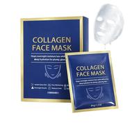 Sheet Masque for Face | 4-Pieces Hydrating Firming Nourishing Sheets,Facial Sheet - for Beauty Night Eye Neck Chin Sleep Spa