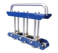 Sheet Metal Bender, 3 Station Roller Design, V Shaped Rolling Machine, Bending Tool for Garage Roof Rain Guards