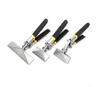 Sheet Metal Bending Pliers 80mm and 150mm with Straight or Elbow Handle for Metal Forming Crimping Tool, Heavy-Duty Chrome-Vanadium Alloy Steel with(A)