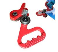 Sheet Metal Cutter - Adjustable High Strength Manual Double Wheel - Die Cutting Machine for Metal, for Steel Aluminium Tin Cardboard Air Ducts