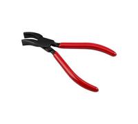Sheet Metal Forming Pliers Carbon Steel Seaming Tool with Broad Flat Face, Curved Handles for Home Maintenance Ductwork Hand Seamer Flat Face Forming Pliers Hemming HVAC Installer Service Tool Metal