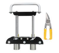 Sheet Metal Roller Bender 0-90, Steel Aluminum Copper, 13-130mm Bending - Versatile Use, Secure Clamping, for Roofing and Garage Guards