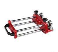 Sheet Metal Roller Bender Aluminum Alloy Handle Stainless Steel Rollers Adjustable Triple Wing Bolt Slanted Bearing Design 0-100 Degree Precision Bending Metalw