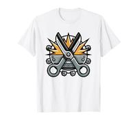 Sheet Metal Worker Heartbeat EKG Tin Snips Ductwork Pulse T-Shirt