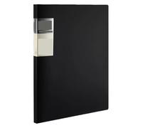 Sheet Music Binder Organizer, A4 Multi-Layer Transparent Music File Folder with Dividers Multicolor 20/30/40/60 Pages(Black-40)