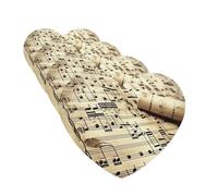 Sheet music Car Air Fresheners Cards Set of 4 Pieces Personalized Car Fresheners Gifts for Men Women Auto Aromatherapy Tablets Hanging Scented Cards for Wardrobe Bathroom