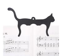 Sheet Music Clip - Page Holder | Creative Metal Cat Book Clamp for Piano Keyboard Reading Standing Music Sheet Music Stationery Gift for Musicians Teachers Form