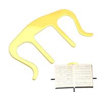 Sheet Music Clips - 10pc Clear Page Holders, Durable Bookmark Clips | Piano Keyboard Accessories for Musicians, Students & Readers