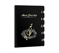 Sheet Music Folder, A4 Storage Binder, 25.5×32cm, Document Organizer Case, Presentation File Holder, Music Sheet Binder, for School Office Band Choral Travel Meeting Room Performance